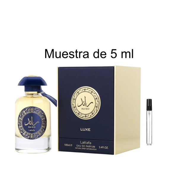 Muestra de Lattafa Raed Gold Luxe 5ml